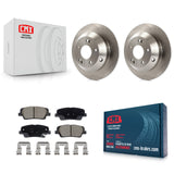 Rear Disc Brake Rotors Ceramic Pad Kit For Hyundai Santa Fe Sport Kia Sorento XL