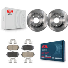 Charger l'image dans la galerie, Rear Disc Brake Rotors And Ceramic Pads Kit For 2006-2015 Mazda MX-5 Miata