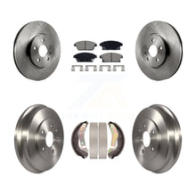 Charger l'image dans la galerie, Front Rear Disc Brake Rotors Ceramic Pad &amp; Drum Kit For 2013-2017 Chevrolet Trax