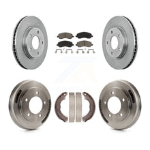Charger l'image dans la galerie, Front Rear Disc Brake Rotors Ceramic Pads And Drum Kit For Mitsubishi Lancer