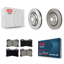 Charger l'image dans la galerie, Front Disc Brake Rotors And Ceramic Pads Kit For Lexus LS460 LS500 LS600h LS500h