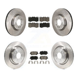 Front Rear Disc Brake Rotors And Ceramic Pads Kit For Land Rover Range Sport
