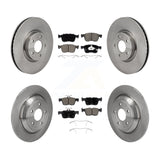 Front Rear Disc Brake Rotor Ceramic Pad Kit For Ford Escape Bronco Sport Lincoln