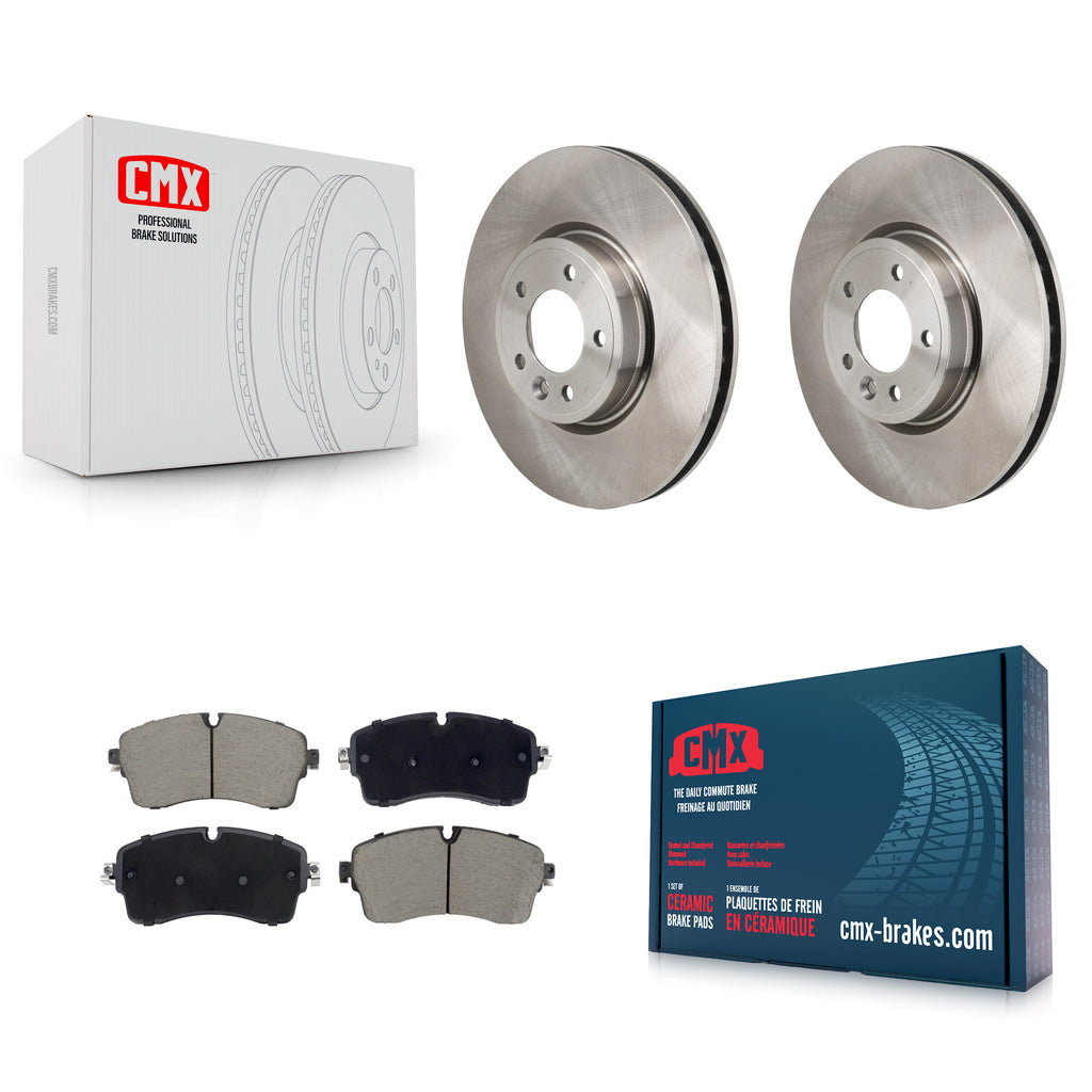 Front Brake Rotor & Ceramic Pad Kit For Land Rover Range Discovery DIESEL engine