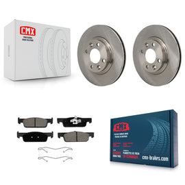 Front Disc Brake Rotors And Ceramic Pads Kit For Smart Fortwo EQ fortwo