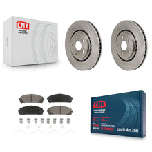 Load image into Gallery viewer, Front Brake Rotor Ceramic Pad Kit For Toyota Sienna RAV4 Prime bZ4X Subaru Crown