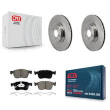 Charger l'image dans la galerie, Front Disc Brake Rotors And Ceramic Pads Kit For 2022-2023 Ford Maverick