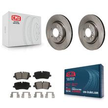 Load image into Gallery viewer, Rear Brake Rotor Ceramic Pad Kit For 18 Land Rover Range 3.0L with DIESEL engine