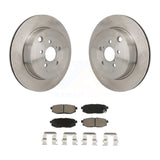 Rear Brake Rotor And Ceramic Pad Kit For Subaru BRZ Toyota 86 With Brembo Brakes