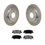 Rear Disc Brake Rotors And Ceramic Pads Kit For Hyundai Tucson Kia Sportage