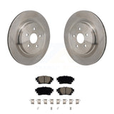 Rear Disc Brake Rotors And Ceramic Pads Kit For Toyota Highlander K8C-103744