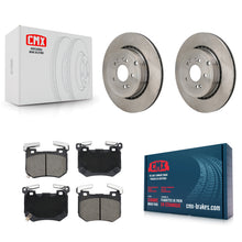 Charger l'image dans la galerie, Rear Disc Brake Rotors And Ceramic Pads Kit For Kia Stinger Genesis G70