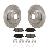Rear Disc Brake Rotors And Ceramic Pads Kit For Genesis G70 Kia Stinger