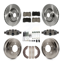 Load image into Gallery viewer, Front Rear Disc Brake Rotor Ceramic Pad And Drum Kit (9Pc) For Mitsubishi Lancer