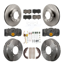 Load image into Gallery viewer, Front Rear Disc Brake Rotors Ceramic Pads And Drum Kit (9Pc) For Toyota Tacoma