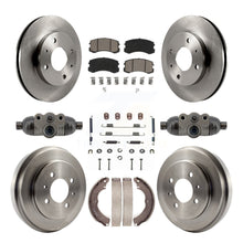 Load image into Gallery viewer, Front Rear Disc Brake Rotor Ceramic Pad And Drum Kit (9Pc) For Mitsubishi Lancer