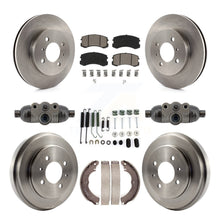 Load image into Gallery viewer, Front Rear Disc Brake Rotor Ceramic Pad And Drum Kit (9Pc) For Mitsubishi Lancer