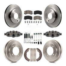 Load image into Gallery viewer, Front Rear Disc Brake Rotor Ceramic Pad And Drum Kit (9Pc) For Mitsubishi Lancer