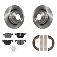 Charger l'image dans la galerie, Rear Disc Rotors Ceramic Pads And Parking Brake Shoes Kit For BMW X5 K8C-103826