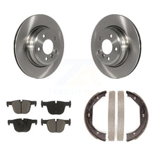 Charger l'image dans la galerie, Rear Disc Rotors Ceramic Pads Parking Shoes Kit For BMW 330i xDrive 328i 340i GT