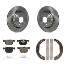 Charger l'image dans la galerie, Rear Disc Rotors Ceramic Pads And Parking Shoes Kit For BMW X1 335i xDrive 335xi