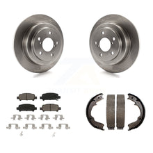 Charger l'image dans la galerie, Rear Disc Rotors Ceramic Pads And Parking Shoes Kit For Subaru Forester Impreza