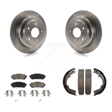 Load image into Gallery viewer, Rear Disc Rotors Ceramic Pads Parking Shoes Kit For Subaru Impreza Forester Saab