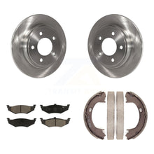 Load image into Gallery viewer, Rear Disc Rotors Ceramic Pads Parking Shoes Kit For Chrysler Intrepid Dodge 300M