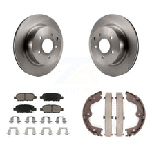 Charger l'image dans la galerie, Rear Disc Rotors Ceramic Pads Parking Shoes Kit For INFINITI Nissan Maxima G37 Z