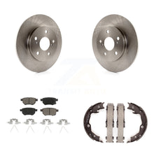 Charger l'image dans la galerie, Rear Disc Rotors Ceramic Pads &amp; Parking Shoes Kit For Toyota Matrix Pontiac Vibe