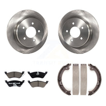 Charger l'image dans la galerie, Rear Disc Rotors Ceramic Pads Parking Shoes Kit For Dodge Grand Caravan Chrysler