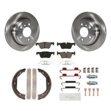 Charger l'image dans la galerie, Rear Disc Rotors Ceramic Pads Parking Shoes Hardware Kit For BMW 328i xDrive GT