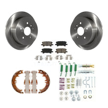Charger l'image dans la galerie, Rear Disc Rotors Ceramic Pads Parking Shoes Hardware Kit For Lexus RX350 Toyota