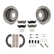 Charger l'image dans la galerie, Rear Disc Rotors Ceramic Pads Parking Shoes &amp; Hardware Kit For Lincoln Town Car