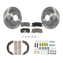 Charger l'image dans la galerie, Rear Disc Rotors Ceramic Pads Parking Shoes &amp; Hardware Kit For Jeep Chrysler 200