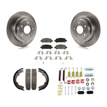 Charger l'image dans la galerie, Rear Disc Rotors Ceramic Pads Parking Shoes And Hardware Kit For Subaru Forester