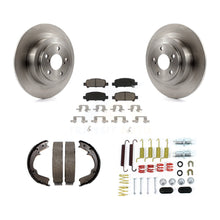 Charger l'image dans la galerie, Rear Disc Rotors Ceramic Pads Parking Shoes Hardware Kit For 2000 Subaru Legacy