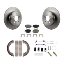 Charger l'image dans la galerie, Rear Disc Rotors Ceramic Pads Parking Shoes Hardware Kit For Dodge Chrysler 300
