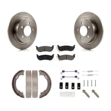 Charger l'image dans la galerie, Rear Disc Rotors Ceramic Pads Parking Shoes &amp; Hardware Kit For Chrysler Pacifica