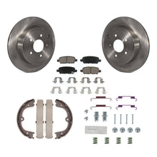 Charger l'image dans la galerie, Rear Disc Rotors Ceramic Pads Parking Shoes Hardware Kit For Nissan Murano Quest
