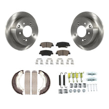 Charger l'image dans la galerie, Rear Disc Rotors Ceramic Pads Parking Shoes Hardware Kit For 2010-2013 Kia Soul