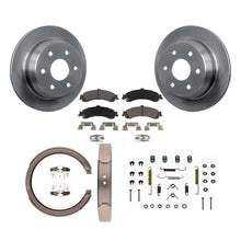 Charger l'image dans la galerie, Rear Disc Rotors Ceramic Pads Parking Brake Shoes And Hardware Kit For