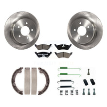 Charger l'image dans la galerie, Rear Disc Rotors Ceramic Pads Parking Shoes Hardware Kit For Dodge Grand Caravan