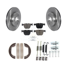 Charger l'image dans la galerie, Rear Disc Rotors Ceramic Pads Parking Shoes Hardware Kit For BMW 535i GT xDrive