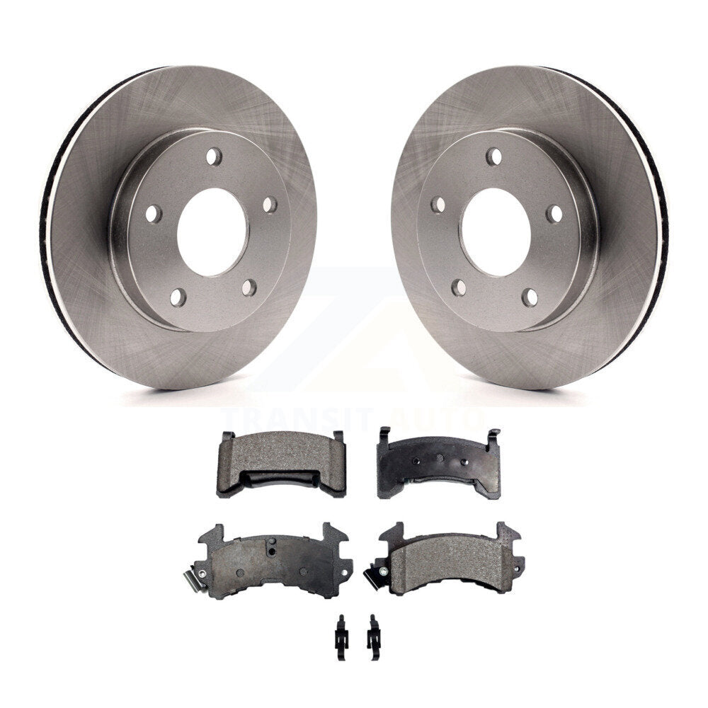 Front Brake Rotors Ceramic Pad Kit For Chevrolet S10 GMC Sonoma Blazer Jimmy S15