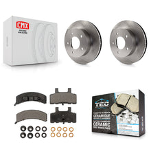 Load image into Gallery viewer, [Front] 1990-2002 Chevrolet Astro GMC Safari AWD Premium OE Brake Rotors &amp; Ceramic Pads Kit For Max Braking