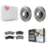 Front Brake Rotor Ceramic Pad Kit For Chevrolet Cavalier Pontiac Sunfire Grand Am Sunbird K8T-100005