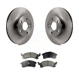 Front Disc Brake Rotor & Ceramic Pad Kit For Pontiac Sunfire Grand Am Oldsmobile