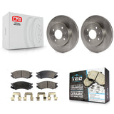 Front Disc Brake Rotors Ceramic Pad Kit For Saturn SL2 SL1 SC2 SL SC1 SW2 SW1 SC