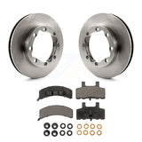 Front Disc Brake Rotors & Ceramic Pad Kit For K1500 Suburban GMC Chevrolet K2500